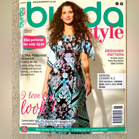 UK Burda Style Magazine 06/2019 - Picture 1 of 3